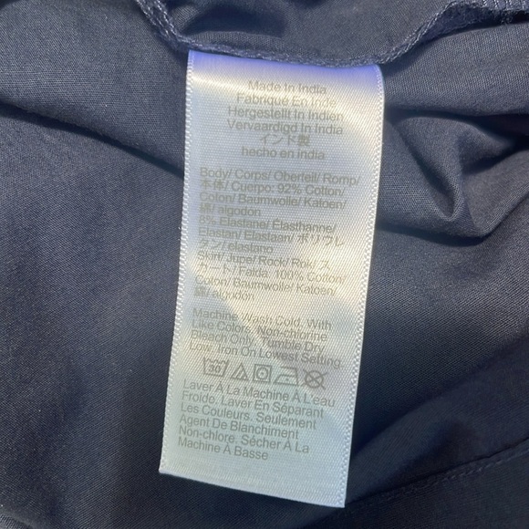 J Crew pintuck mixy dress in Navy - Picture 9 of 9